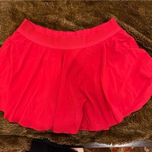 lululemon athletica Red tennis skirt!!